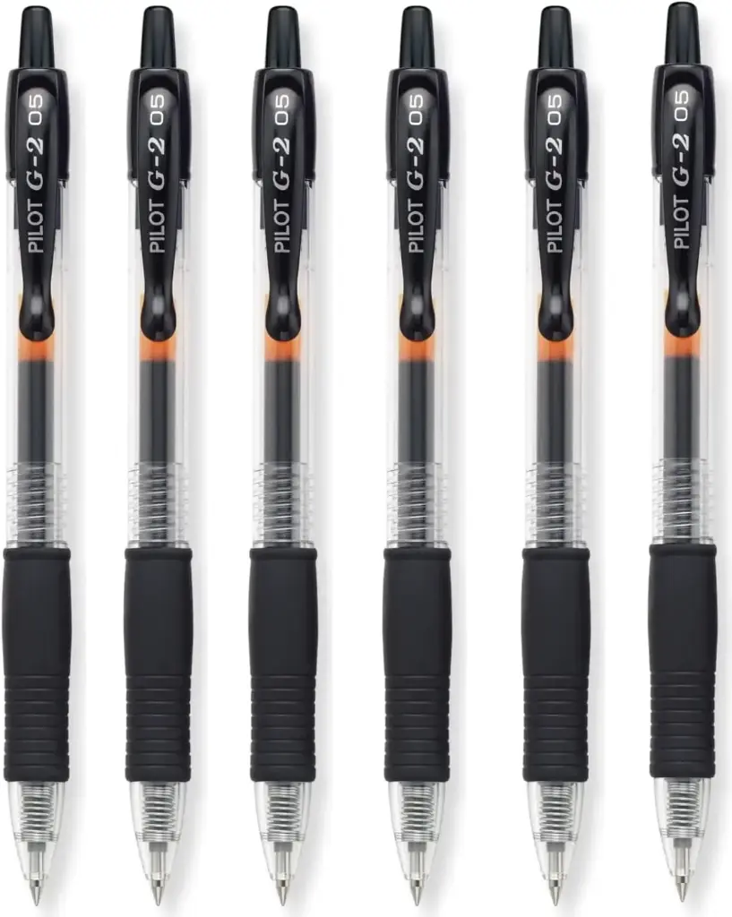 Pilot G2 Gel Pen (0.5mm, Black)