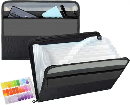 Expanding File Folder (13 Pockets, A4 Size)