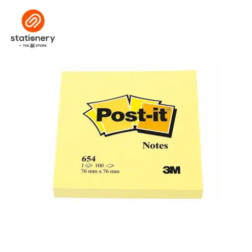 Post-it Sticky Notes (3x3", Yellow, 100 Sheets)